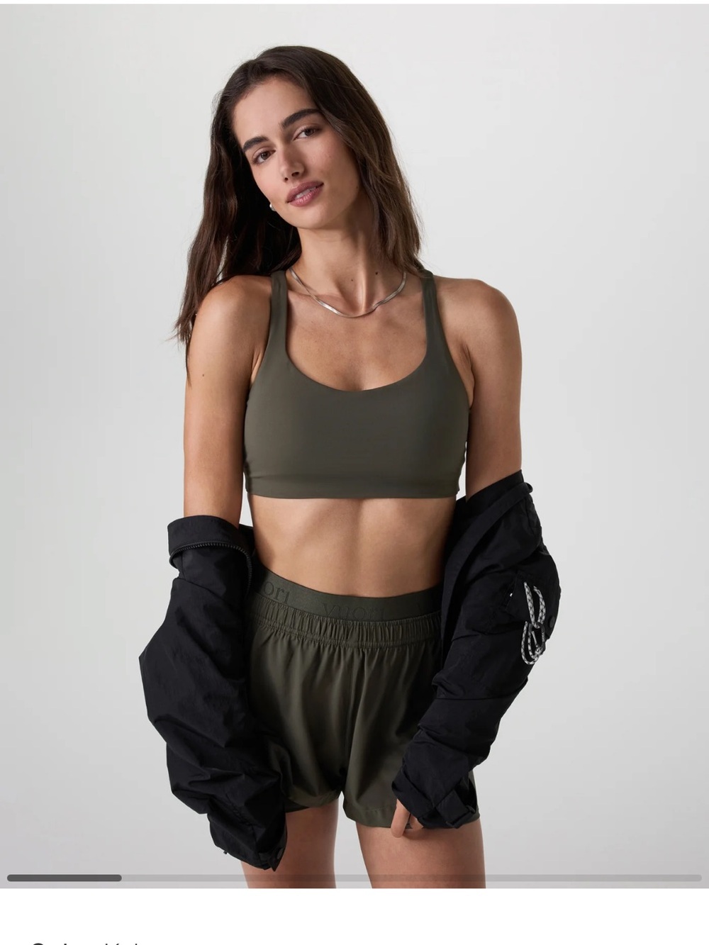 Vuori Dynamic Sports Bra - Size S in Kale
